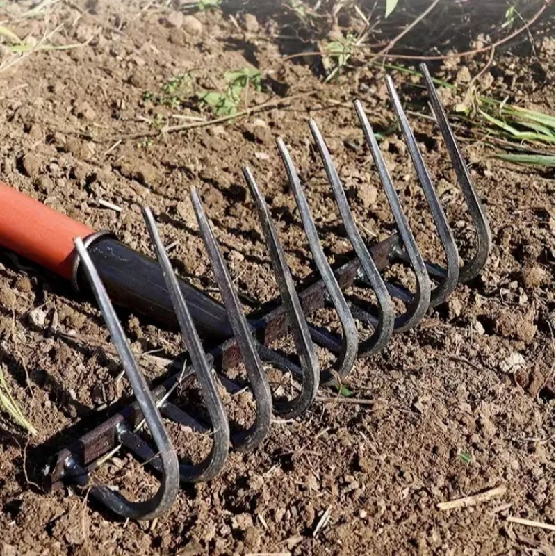 Agriculture Farming Work - Ninetooth Nail Rake Multifunctional Manganese Steel