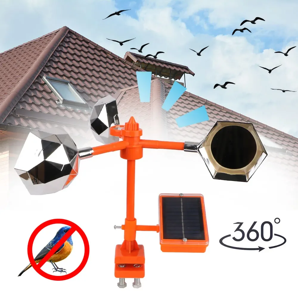Solar Wind Powered Automatic B - Solar Bird Scarer avis et prix