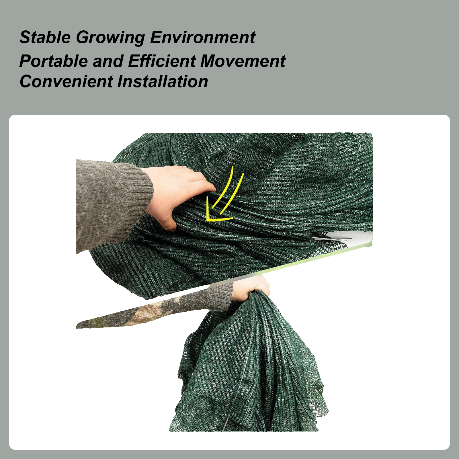 2 in 1 Garden Tunnel Shade Net - Agriculture Farming Net avis et prix