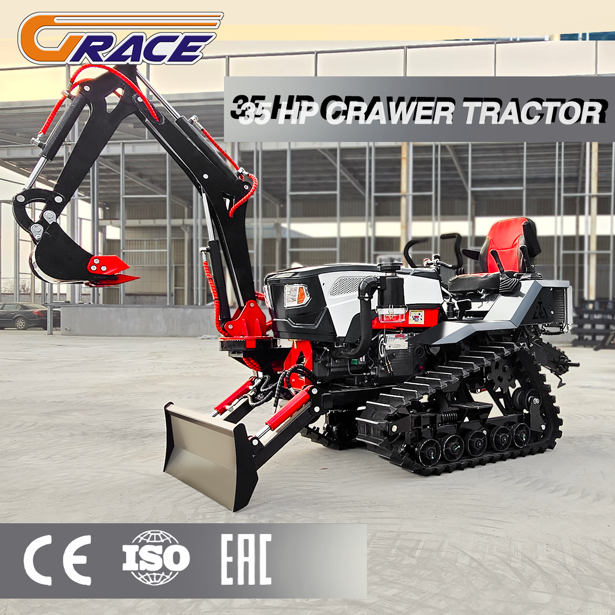 Factory Price Mini Crawler Tra - Farming Agriculture Tools avis et prix