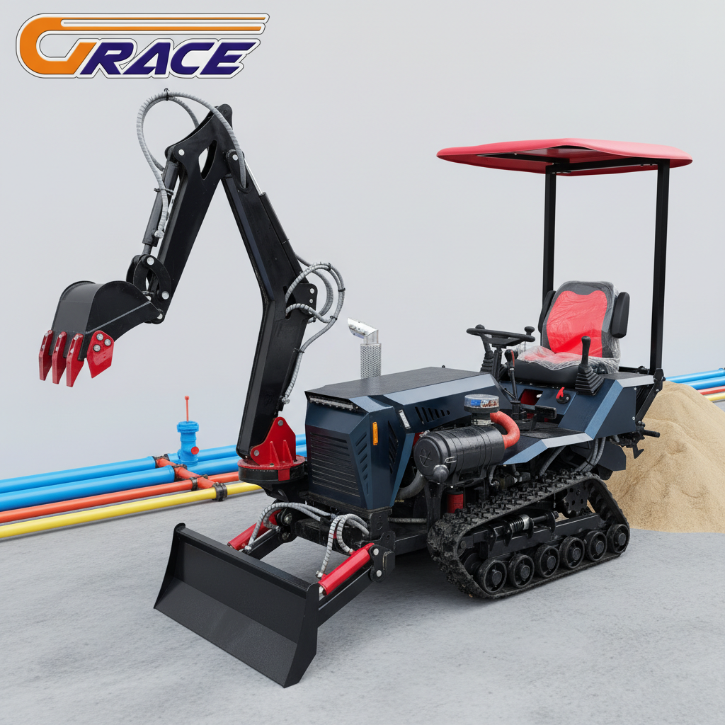Small 35HP Crawler Tractor Agr - Agriculture Farming Work avis et prix