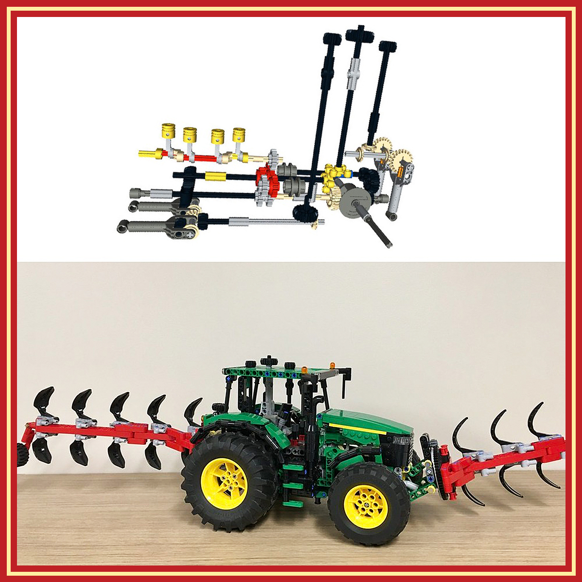 Heavy-Duty Farm Tractor & Trai - Agriculture Farming Kit avis et prix