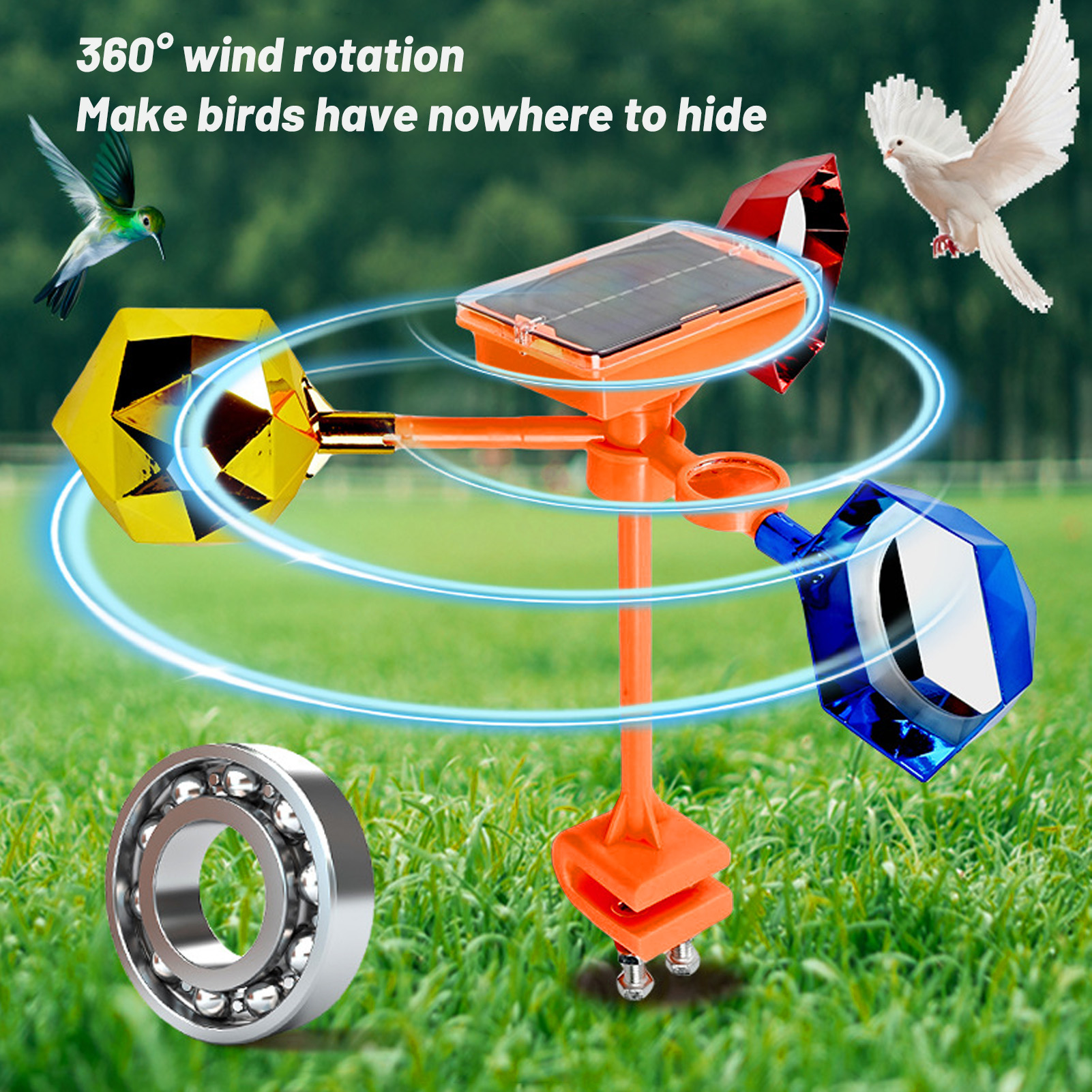 Birds Reflect Deterrent Solar  - Solar Bird Scarer avis et prix