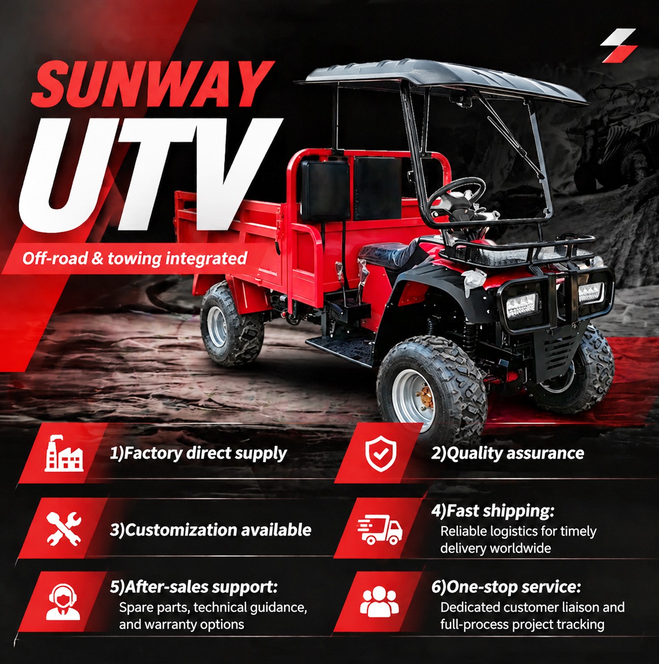 China Factory Four Wheel Drive - Agriculture Farming Work avis et prix